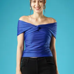 Globus Blue Regular Fit Top image 1