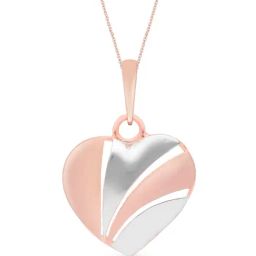 Malabar Gold and Diamonds 18k Gold Heart Pendant without Chain for Women-picture-19