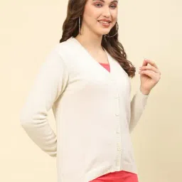 Monte Carlo Off White Wool Cardigan image 3