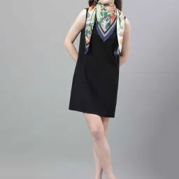 Tossido Multicolor Floral Scarf & Bag Scarf Set image 1