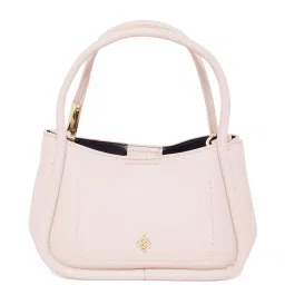 Aldo Light Pink Solid Medium Handbag image 3