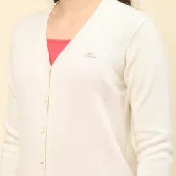 Monte Carlo Off White Wool Cardigan image 5