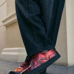 Rare Rabbit Men's Red Sneakers image 1