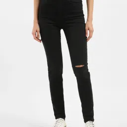 Levi's Black Skinny Fit High Rise Jeans image 1
