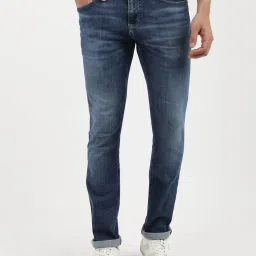 Tommy Hilfiger Denim Dark Cotton Slim Fit Jeans image 1