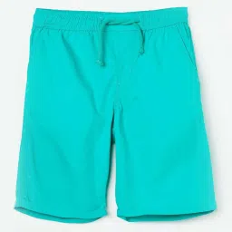 Fame Forever by Lifestyle Kids Blue Cotton Regular Fit Shorts image 1