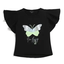 Tiny Girl Black Embellished Top image 1