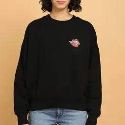 Wrangler Black Graphic Print Pullover image 1