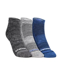 Skechers Multicolor Textured Socks for Men - Pack of 3 image 1