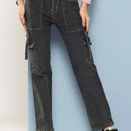 Aarika Girls Black Solid Jeans-picture-37