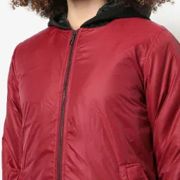 Campus Sutra Red Padded Jacket image 5
