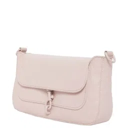 Aldo Pink Textured Medium Sling Handbag image 5