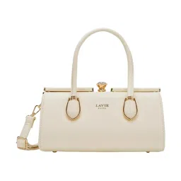 LAVIE LUXE Off White Satchel Handbag image 1