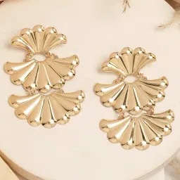 Karatcart Gold-Tone Plated Earrings for Women-picture-37
