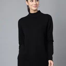 Mafadeny Black Regular Fit Pullover image 1