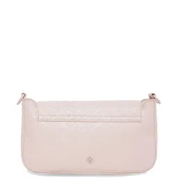 Aldo Pink Textured Medium Sling Handbag image 3