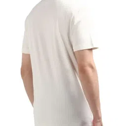 Calvin Klein White Cotton Regular Fit Printed T-Shirt image 2