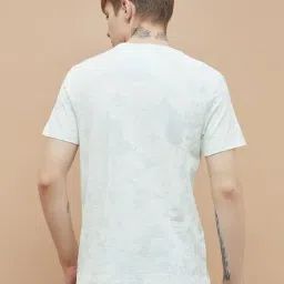 Forca By Lifestyle Green Regular Fit Printed T-Shirt image 2