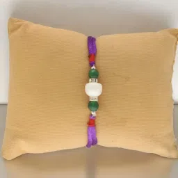 Sri Jagdamba Pearls Bade Bhaiya Engraved Pearl Rakhi image 1