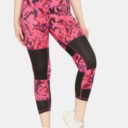 Da Intimo Pink Printed Tights image 1