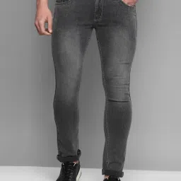 Allen cooper Grey Regular Fit Jeans image 1