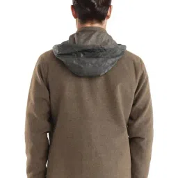 Rare Rabbit Olive Relaxed Fit Textured Jacket image 2