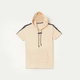 KAPPA Kids Beige Printed T-Shirt-image-11