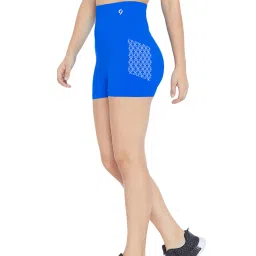 c9 airwear C9 Blue Regular Fit Sports Shorts image 3