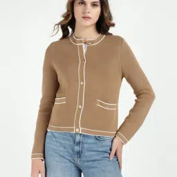 GANT Camel Brown Regular Fit Sweater-image-12