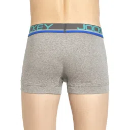 Jockey FP03 Mid Grey Trunks with Ultrasoft Waistband - Pack of 2 (Waistband Color May Vary) image 2