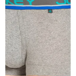 Jockey FP03 Mid Grey Trunks with Ultrasoft Waistband - Pack of 2 (Waistband Color May Vary) image 4