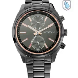 Titan Men Black Analogue Watch NM1733NM01-picture-31