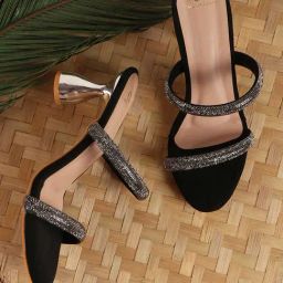 Carlton London Women's Black Casual Sandals-picture-17