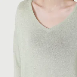 Vero Moda Green Regular Fit Sweater image 5