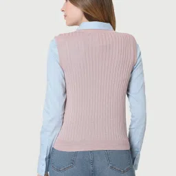 Vero Moda Pink Regular Fit Sweater image 2