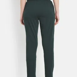 METTLE Dark Green Regular Fit Trackpants image 2