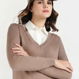 GANT Beige Regular Fit Sweater image 4