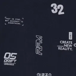 R&B Boys Navy Blue Cotton Graphic Print T-Shirt image 5