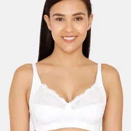 Zivame White Lace Non-Wired Non Padded Everyday Bra ZI0ZPCTB03BWHIT-image-1