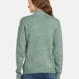 METTLE Green High Neck Pullover image 2