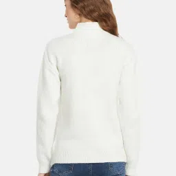METTLE White High Neck Pullover image 2
