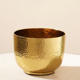 Pure Home and Living Gold Aluminium Textured Decorative Bowls-picture-6