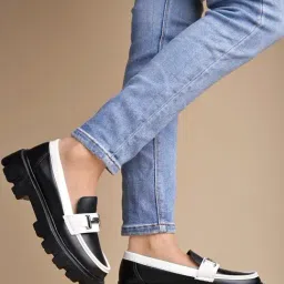 Shoetopia Kids Black Casual Loafers-picture-22