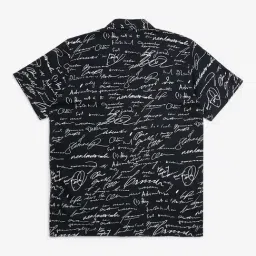 Y&F Kids by Westside Black Text Design Resort-Fit Shirt image 2