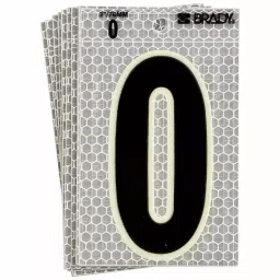 BRADY Number Label 76.2 mm (3 Inch) Character Height Archivo Narrow Font, 14R136 (Pack of 10 Pcs) image 2