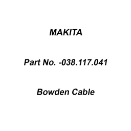 Makita Bowden Cable Suitable for DCS6400, Part No 038.117.041-picture-37