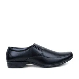 Action Men's Black Formal Loafers image 1