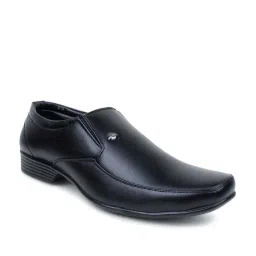 Action Men's Black Formal Loafers image 2