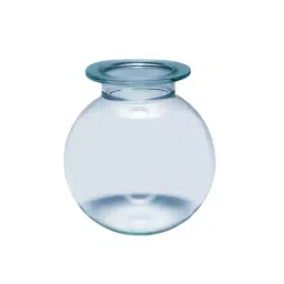 ABGIL Vessel Reaction Flask Wide Mouth Flat Flange Round Bottom Type 20 L Transparent Borosilicate Glass, FVR-359-06 image 1