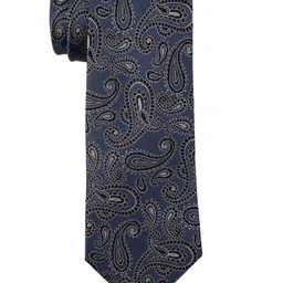 The Tie Hub Men Woven Design Silk Broad Tie-picture-39